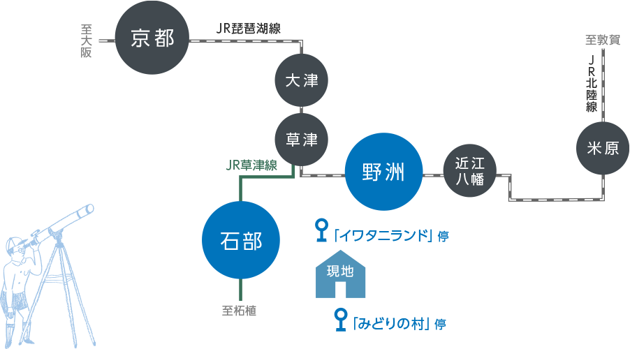 周辺路線図