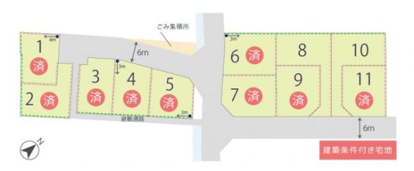 小柿区画図